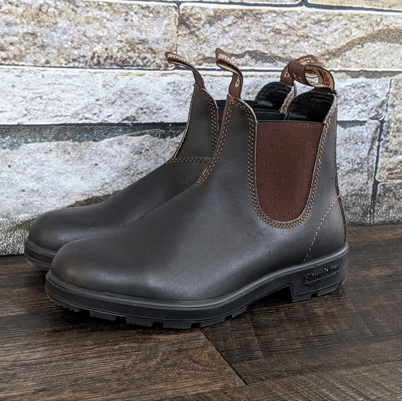 ⚡SOLD⚡NWOB Blundstone 550 Chelsea Boot in Walnut Brown Leather - Picture 2 of 7